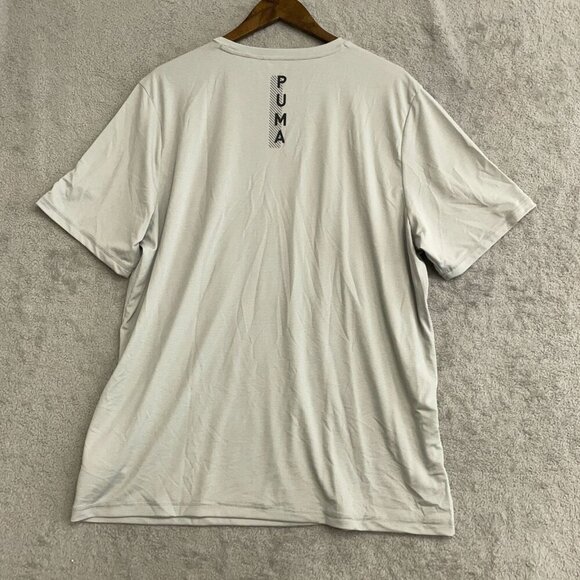 NEW Puma Men's XL Active Tee Gray Polyester - Picture 2 of 9